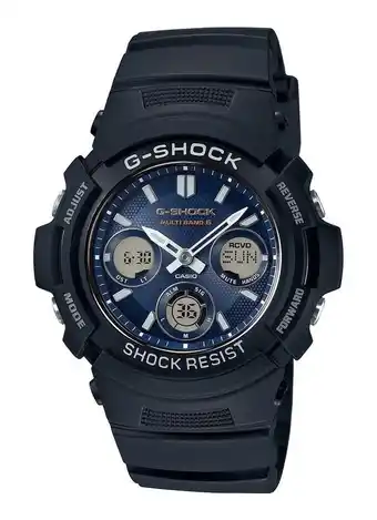 Bol.com Casio g-shock awg-m100sb-2aer herenhorloge 46 mm - zwart aanbieding