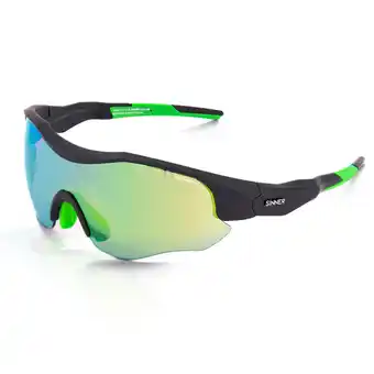 Bol.com Sinner triple zonnebril - mat zwart - fiets lens aanbieding