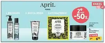 Di Intense radiance sheet mask aanbieding