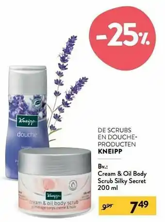 Di Cream + oil body scrub silky secret aanbieding