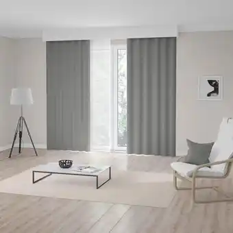 Bol.com Light guard - 1x kant-en-klaar gordijn - verduisterend - isolerend - geluiddempend - met haken - 140x280cm - flint aanbieding