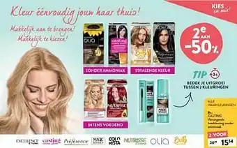 Di Casting verzorgende haarkleuring zonder ammoniak aanbieding