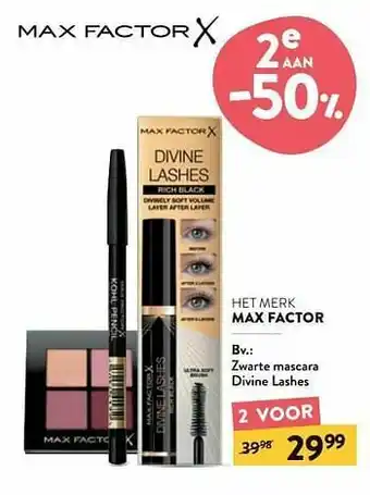Di Zwarte mascara divine lashes aanbieding