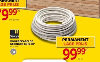 Brico Voorbekabelde geringde buis rip aanbieding