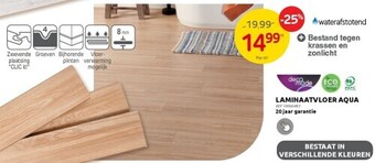 Brico Laminaatvloer aqua aanbieding