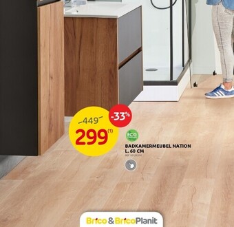 Brico Badkamermeubel nation l. 60 cm aanbieding
