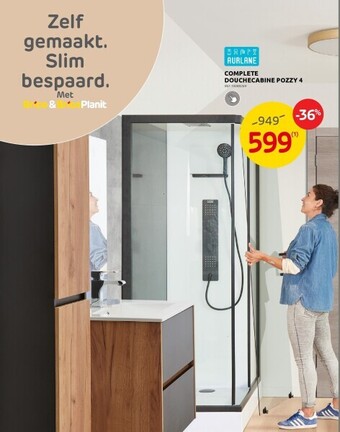 Brico Complete douchecabine pozzy 4 aanbieding