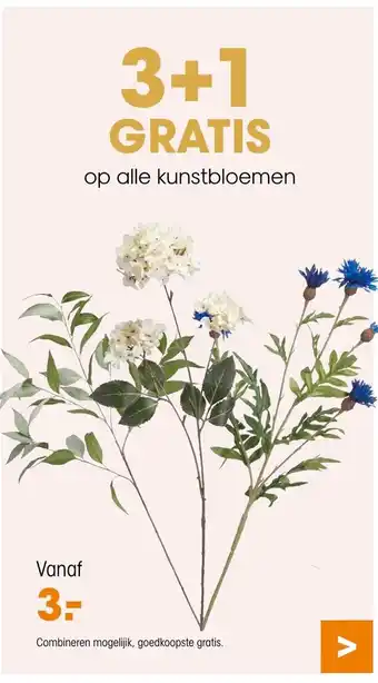 Kwantum Kunstbloemen aanbieding