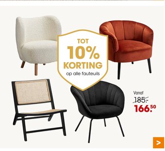 Kwantum Fauteuils aanbieding