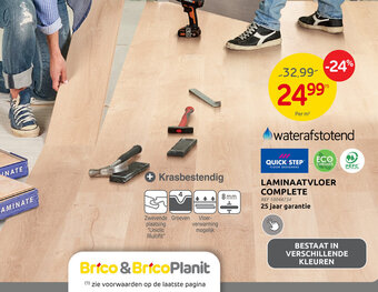 Brico LAMINAATVLOER COMPLETE aanbieding