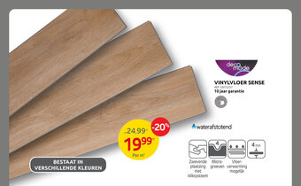 Brico VINYLVLOER SENSE aanbieding
