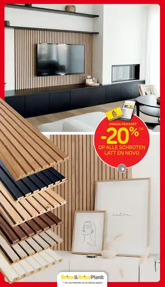 Brico SCHROTEN LATT EN NOVO aanbieding