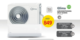 Brico AIRCONDITIONING SPLIT SC6026 aanbieding