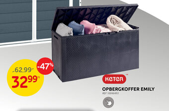 Brico OPBERGKOFFER EMILY aanbieding