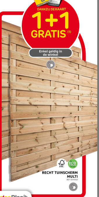 Brico RECHT TUINSCHERM MULTI aanbieding
