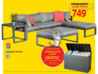 Brico LOUNGESET NAPOLI aanbieding