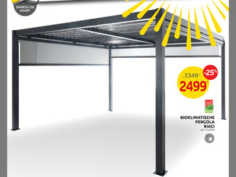 Brico BIOKLIMATISCHE PERGOLA RIACI aanbieding