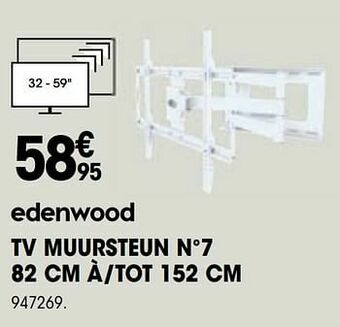 Electro Depot Tv muursteun n°7 aanbieding