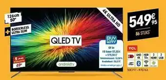 Electro Depot Tcl 50c711 aanbieding