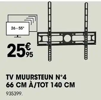Electro Depot Tv muursteun n°4 aanbieding