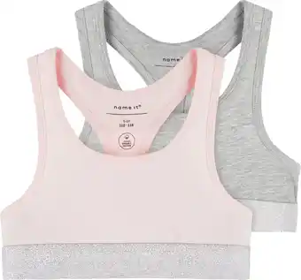 Bol.com Name it nkfshort top 2p noos meisjes ondergoed - maat 146/152 aanbieding