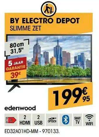 Electro Depot Edenwood ed32a01hd-mm aanbieding