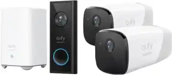 Coolblue Eufycam 2 duo pack + video doorbell battery aanbieding