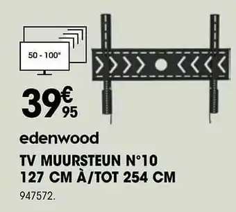 Electro Depot Tv muursteun n°10 aanbieding