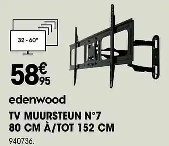 Electro Depot Tv muursteun n°7 aanbieding