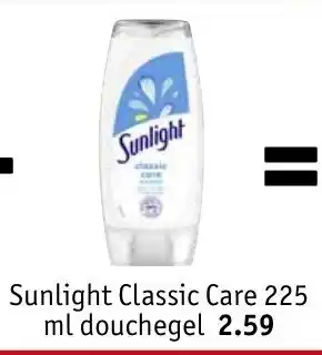 Kruidvat Sunlight Classic Care 225 mL douchegel aanbieding