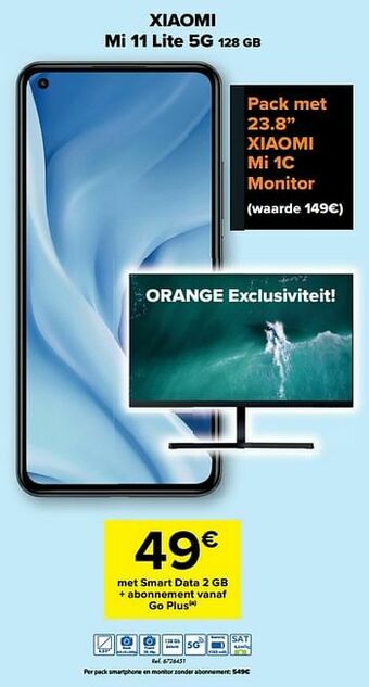 Xiaomi mi 11 lite 5g 128 gb