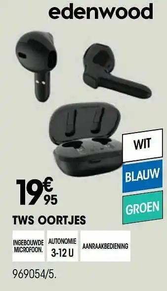Electro Depot Tws oortjes aanbieding
