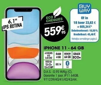 Apple iphone 11 - 64 gb