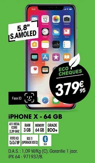 Electro Depot Apple iphone x - 64 gb aanbieding