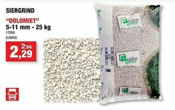 Hubo Siergrind dolomiet aanbieding