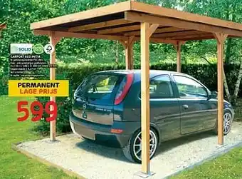 Brico Carport eco initia aanbieding