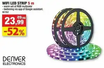 Hubo Denver electronics wifi led strip aanbieding