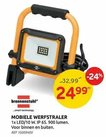Brico Mobiele werfstraler aanbieding