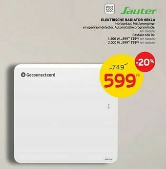 Brico Elektrische radiator hekla aanbieding