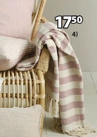 Jysk Amasonlilje plaid aanbieding