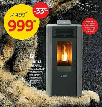 Brico Pelletkachel fiorina 90 s-line aanbieding