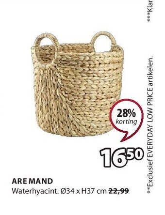 Jysk Are mand aanbieding