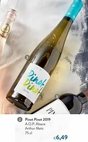 OKay Pinot pinot 2019 a.o.p. alsace arthur metz aanbieding
