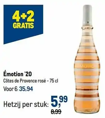 Émotion `20 côtes de provence rosé