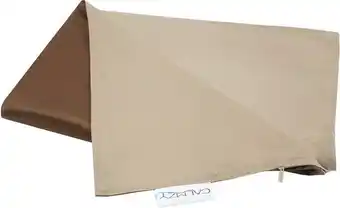 Bol.com Calmzy superior chill - duvet cover - verzwaringsdeken hoes - 150 x 200 cm - luchtig - ademend - chocolade/taupe aanbieding