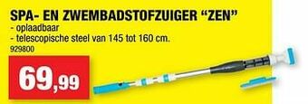 Hubo Spa- en zwembadstofzuiger zen aanbieding
