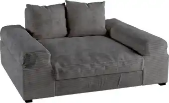 Bol.com Zitbank big sofa fatguy small corduroy rib donkergrijs bigsofa zetel - hoekbanken en hoeksalon bij zetelsenbedden.be aanbieding