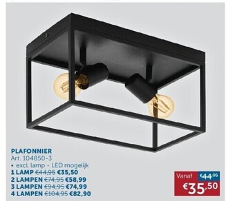Zelfbouwmarkt Plafonnier aanbieding