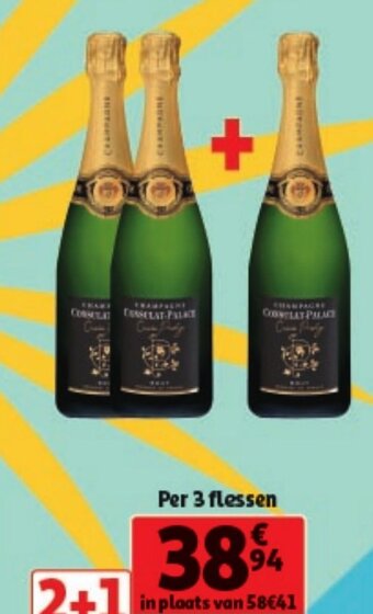 Auchan Champagne consulat-palce cuvee prestige 75cl aanbieding