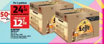 Auchan Blonde bier lef fe 6.6 20x33 cl aanbieding